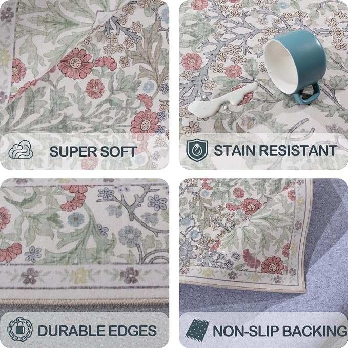 Washable 2' x 6' Runners for Hallways, Non Slip Long Floor Runner for Kitchen - Image 7
