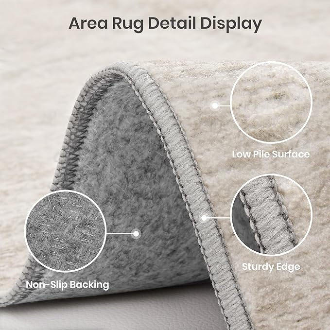 Valenrug Washable Rugs 5x7 - Image 7