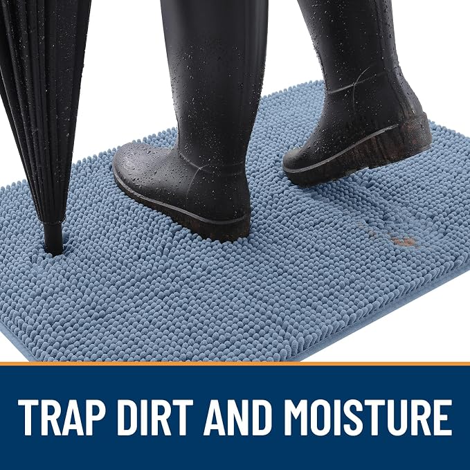 OLANLY Dog Door Mat for Muddy Paws 30x17, Absorbs Moisture and Dirt, Absorbent - Image 2