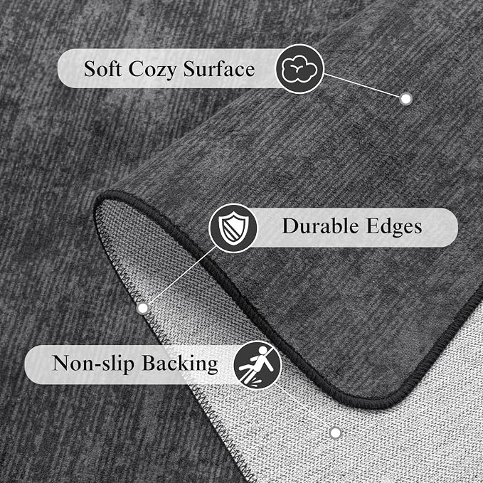 LIANLAM Washable Rug 5x7 Area Rugs - Image 9