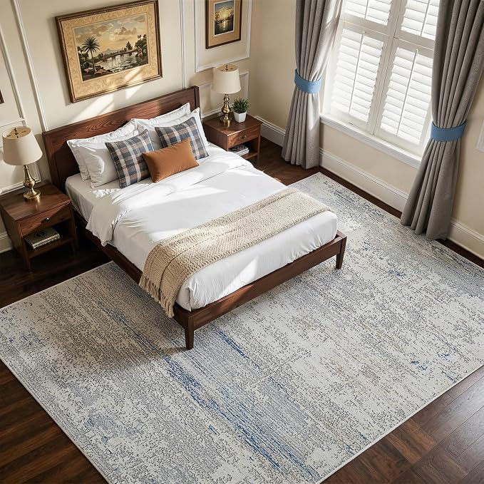Washable Rugs 9x12 Area Rug for Living Room- Modern Abstract Rugs for Bedroom - Image 6