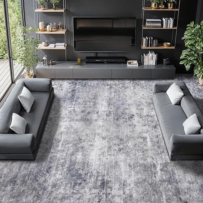 LIANLAM Washable Rug 8x10 Area Rugs by LIANLAM
