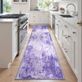 RELEANY Washable Area Rugs 2'x6' Non-Slip Modern Abstract Soft by RELEANY