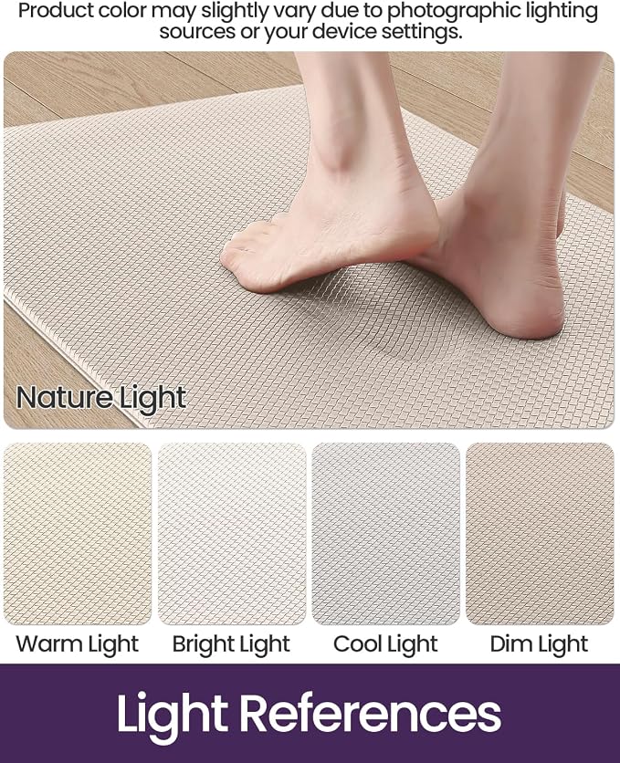 DEXI Kitchen Floor Mats Cushioned Anti Fatigue, 17x29+17x59, Standing Runner - Image 3