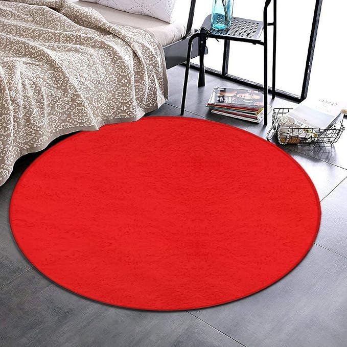 Large Round Area Rug Home Decor Modern Bathroom Rug Kitchen Office Circle Rug - Image 2
