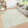 Lahome Abstract Washable Area Rug 5x7, Soft Bedroom Rug Ultra-Thin Non Slip by Lahome