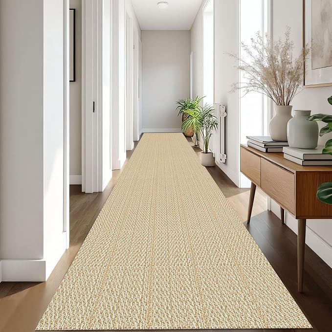 IOHOUZE Washable Exrea Long Hallway Runner Rug 3x18 Non Slip Rubber Backed - Image 8