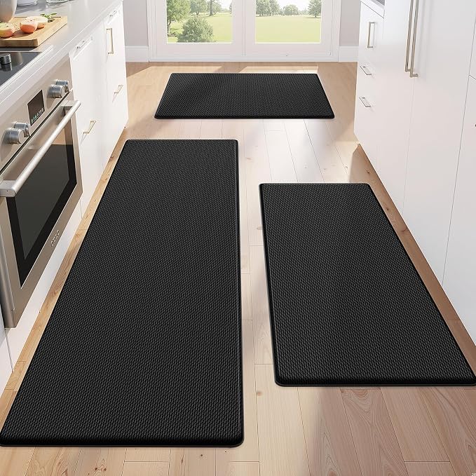 KitchenClouds Kitchen Mats for Floor, Non Slip Anti Fatigue Mats for Floor by KitchenClouds