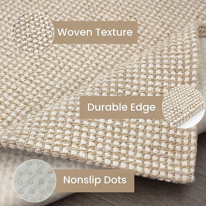 IOHOUZE Washable Exrea Long Hallway Runner Rug 3x20 Non Slip Rubber Backed - Image 6