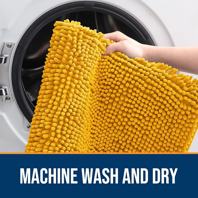 OLANLY Dog Door Mat for Muddy Paws 44x32, Absorbs Moisture and Dirt, Absorbent - Image 5