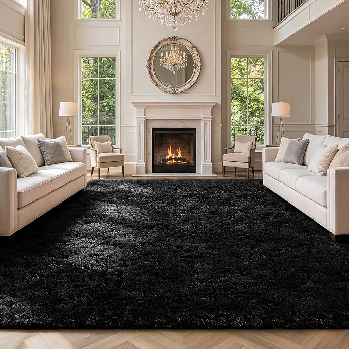 Shag Area Rugs for Bedroom Living Room, 5X8 Ultra Soft Fluffy Area Rugs for Dorm - Image 7