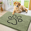 Smiry Dog Door Mat for Muddy Paws, Absorbent Dirt Trapper Non Slip Quick Dry by Smiry