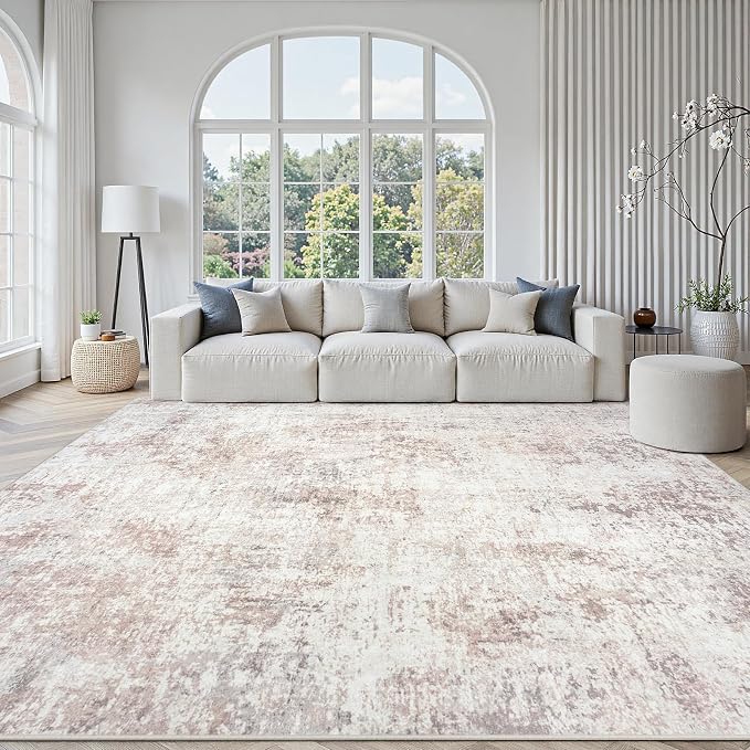 Area Rugs 10x14 Living Room: Large Soft Washable Rug Modern Abstract Anti-Skid by GENTDRIZZ