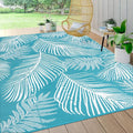 Pauwer Waterproof Outdoor Rug 8x10, Reversible Plastic Straw Patio Camping Rug by Pauwer