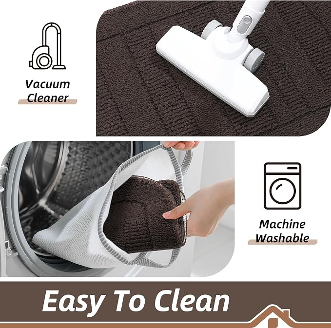 BEQHAUSE Kitchen Rugs Non Slip Washable Durable Kitchen Mats - Image 7