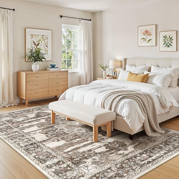 Washable 10x14 Area Rug for Living Room - Image 7