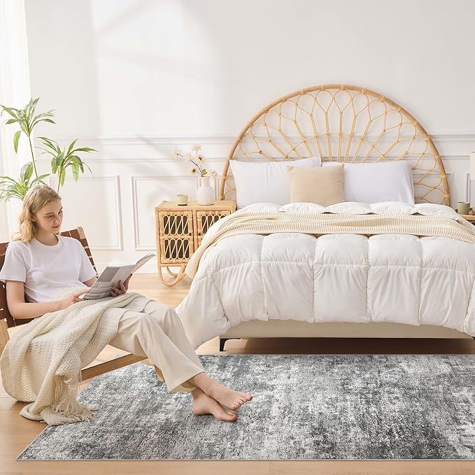 DMOYEST 3x12 Washable Runner Rug, Non Slip Low Pile Carpet Runner - Image 2