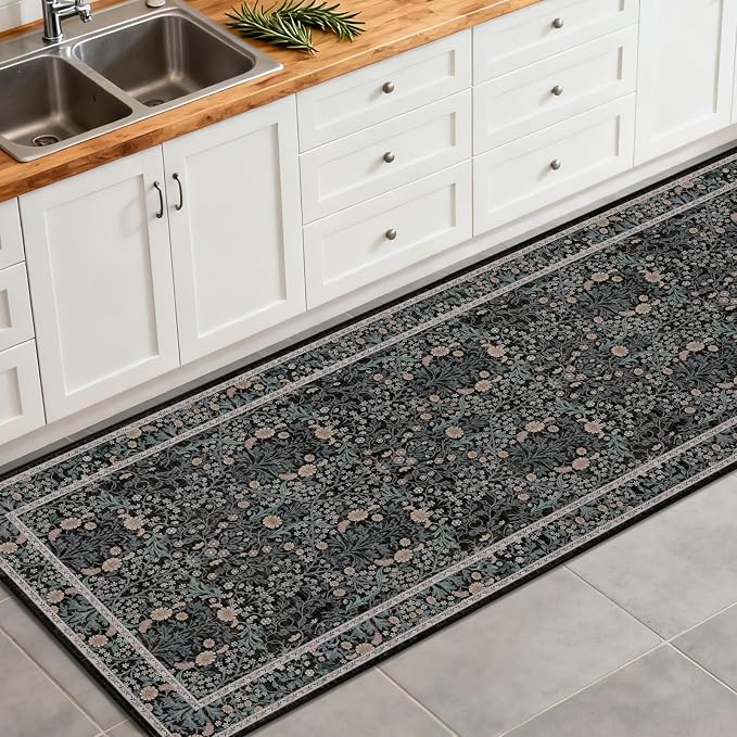 Washable 2'6" x 10' Runners for Hallways, Non Slip Long Floor Runner for Kitchen - Image 4
