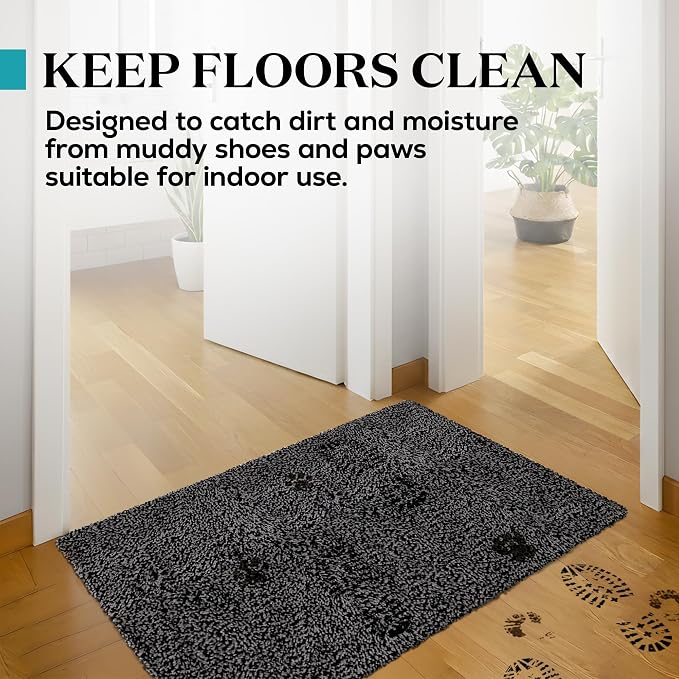 Premium Microfiber Indoor Door Mat – 36"x60" Washable Entry Mat, Waterproof - Image 3
