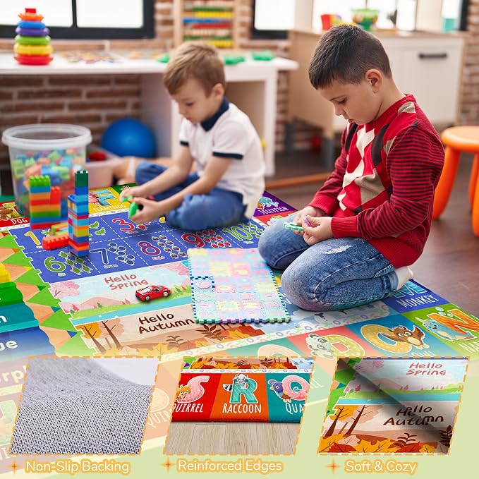 5x7 Kids Rug for Classroom & Playroom - Image 3