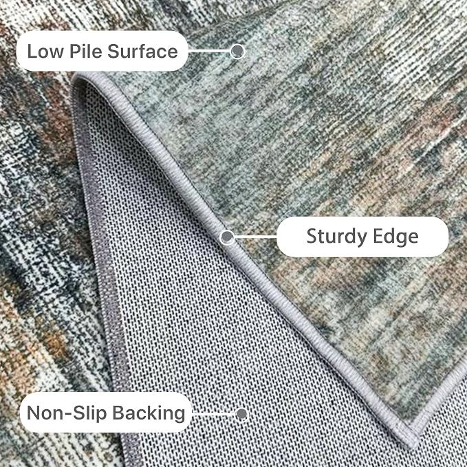 BEIMO Area Rugs 10x14 for Living Room Bedroom, Modern Abstract Machine Washable - Image 8