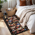 2x4 Entryway Runner Rugs Espresso, Non Slip Washable Rugs by WelcometoBabovid