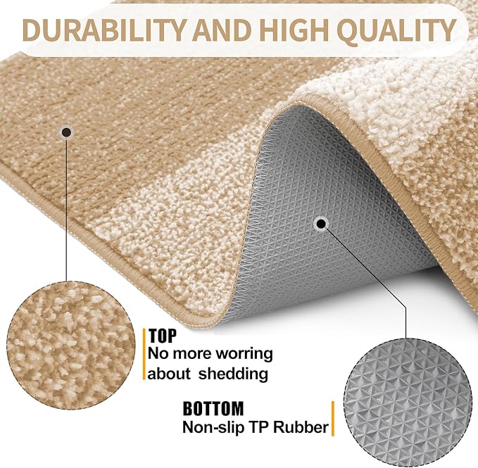 Kitinjoy Indoor Outdoor Door Mat, 71x24 Non-Slip Absorbent Dirt Trapper - Image 3