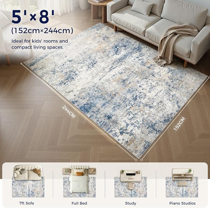 DMOYEST Area Rug Living Room Rugs - Image 2