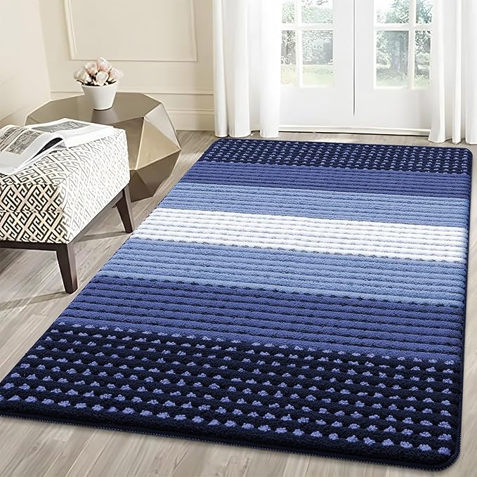 Kitinjoy Indoor Outdoor Door Mat, 59x36 Non-Slip Absorbent Dirt Trapper by Kitinjoy
