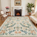 9x12 Area Rugs Washable Rug: Large Boho Living Room Rug Soft Non-Slip Low Pile by Yidanamy