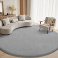 Sour Lemon 4ft Round Rugs for Bedroom, Circle Area Rugs for Living Room by SourLemon