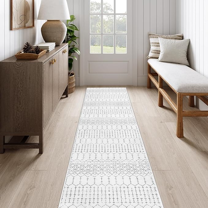 Lahome Moroccan Kitchen Runner Rugs Non Skid Washable - Image 7
