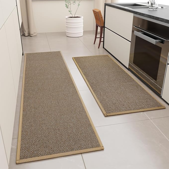 SUMLANS Kitchen Mat Set of 2 PCS, Cushioned Non Slip Rugs - Image 3