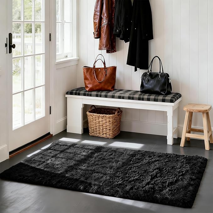 Soft Runner Rugs for Bedroom, Bedside Rug for Living Room Bedroom Room Home - Image 2