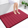 OLANLY Memory Foam Bath Mat 44x32, Super Soft Absorbent Bathroom Rugs, Quick Dry by OLANLY