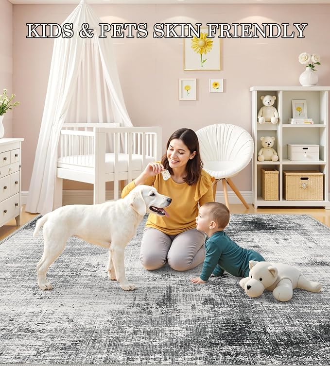 7x9 Washable Area Rugs - Image 9