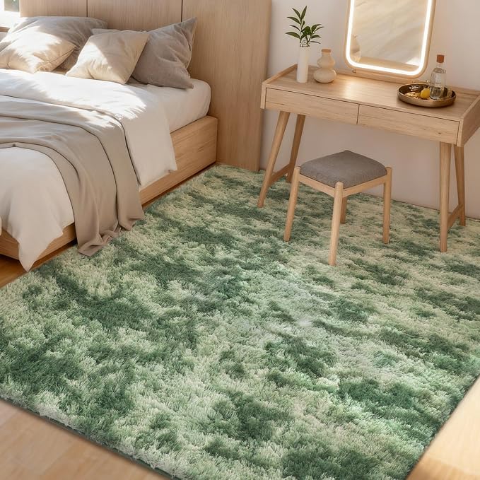 Litanika 9x12 Fluffy Shag Faux Fur Area Rug - Image 2