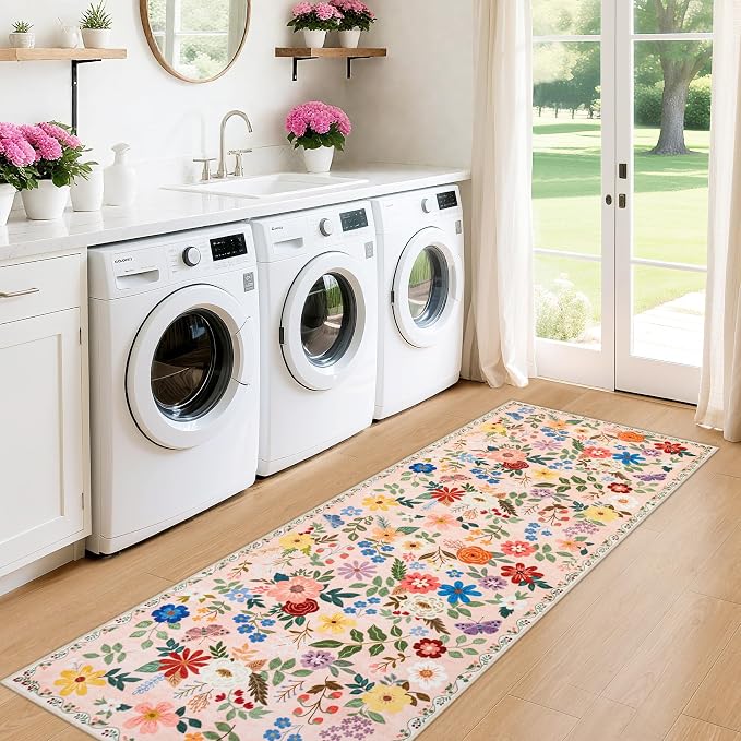Runner Rug for Entryway: 2x6 Kitchen Rugs Non Slip Washable Ultra-Thin Soft - Image 4