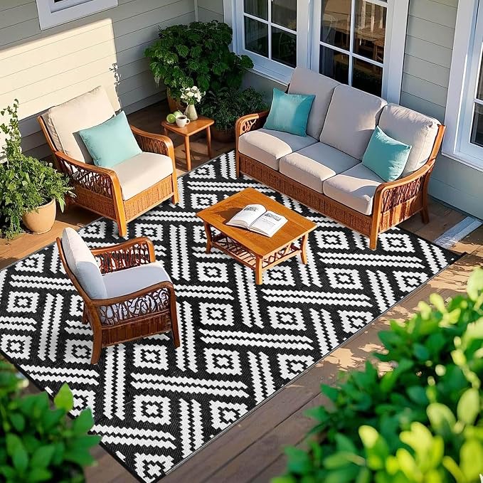 Outdoor Rugs Patio Camping Waterproof - Image 7