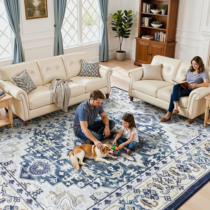 Lessymo 5x7 Area Rug for Living Room - Image 5