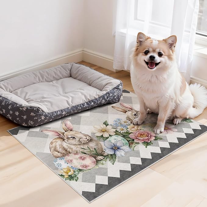 cotiled Area Rug for Living Room, Washable Non-Slip Large Area Rug, Indoor - Image 6
