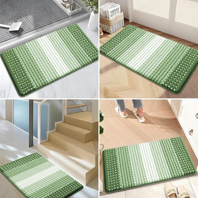 Kitinjoy Indoor Outdoor Door Mat, 59x36 Non-Slip Absorbent Dirt Trapper - Image 6
