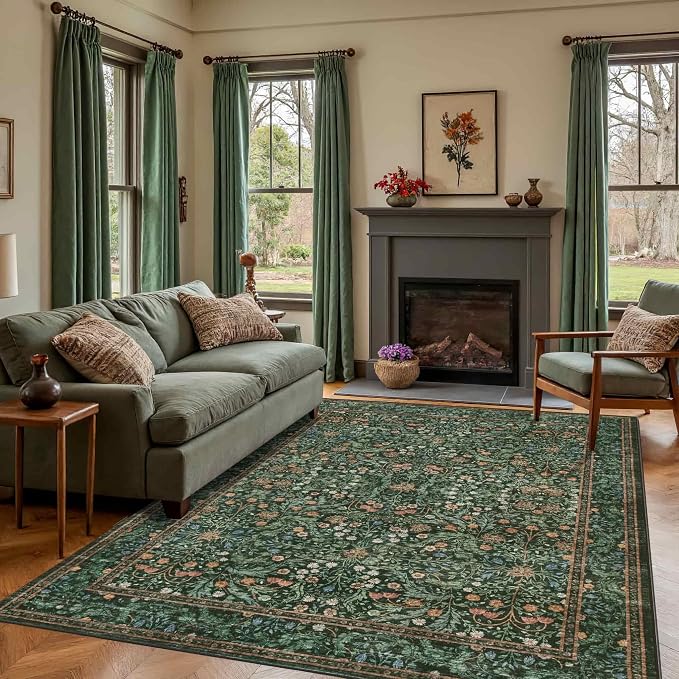 Rugxara 8x10 Area Rugs for Living Room Bedroom, Large Washable Rug, Non Slip & - Image 4