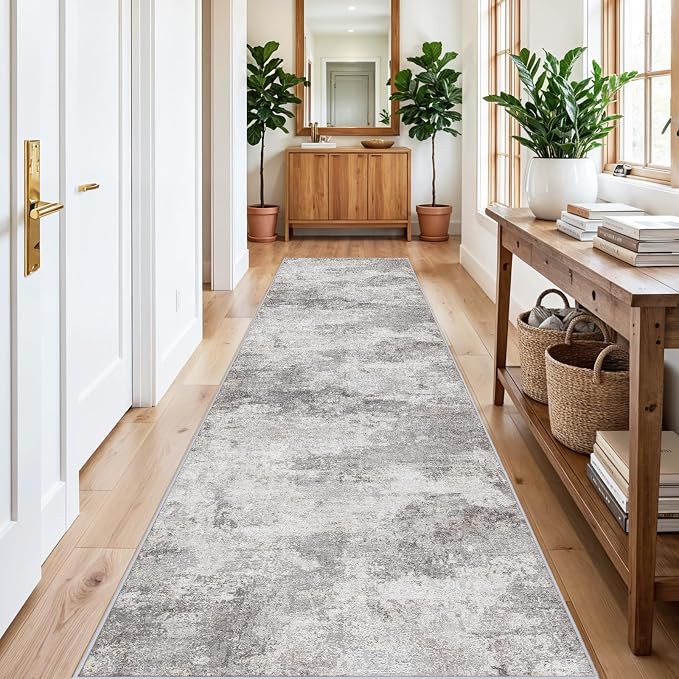 Washable 3x12 Hallway Runner Rug: Washable Non-Slip Carpet - Image 4