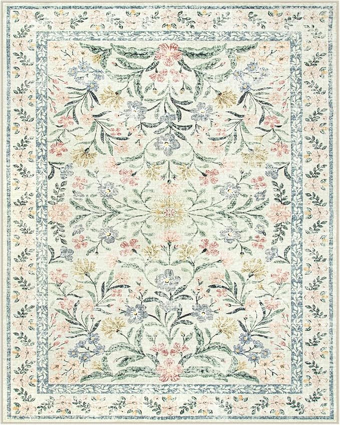 Wonnitar Boho Washable Rug 8x10, Large Area Rug - Image 9