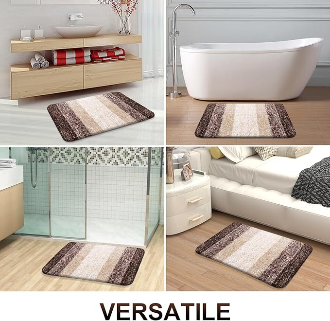 OLANLY Bathroom Runner Rugs Mat 44x24, Extra Soft Absorbent Microfiber Bath Rugs - Image 6