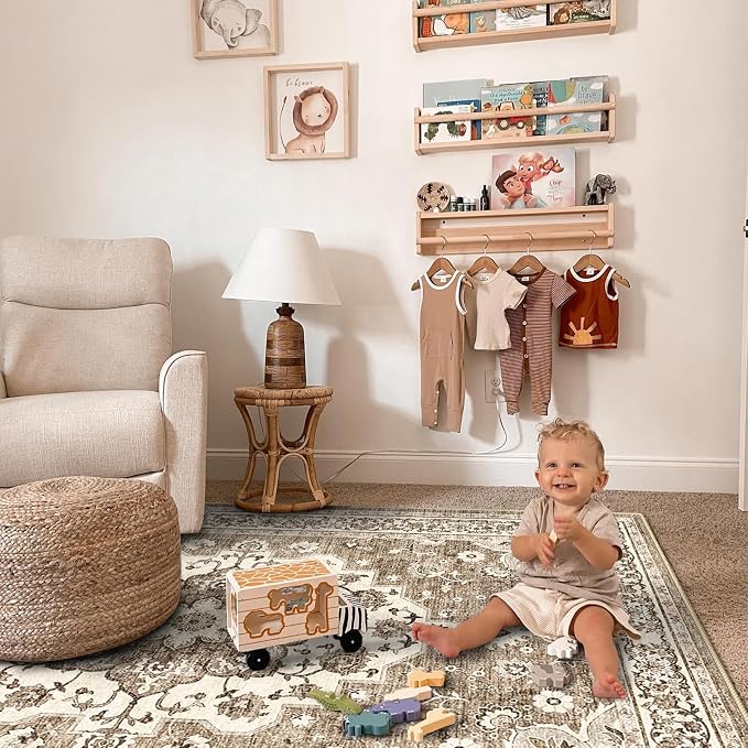 TOPRUUG Beige Washable Entry Rug - Image 6