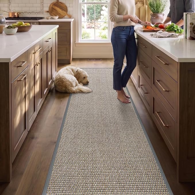DEX Hallway Runner Rug 2'4''x8, Non Slip Rubber Backing Inside Entryway Carpet - Image 8