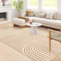 Lahome Abstract Machine Washable Rugs 8x10, Ultra-Thin Soft 8x10 Rugs by Lahome