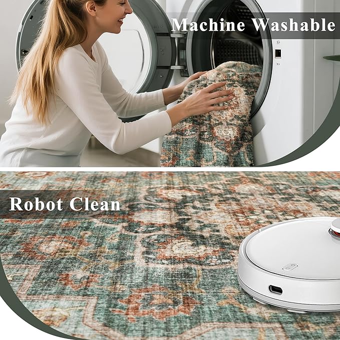 TOPRUUG Washable 10x13 Area Rug - Image 6